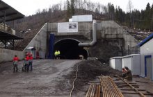 Строительство Бескидского тоннеля продолжают