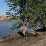 Реконструкция набережной реки Псковы завершится к сентябрю